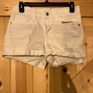Worn and washed once. Old Navy white boyfriend shorts Size 0